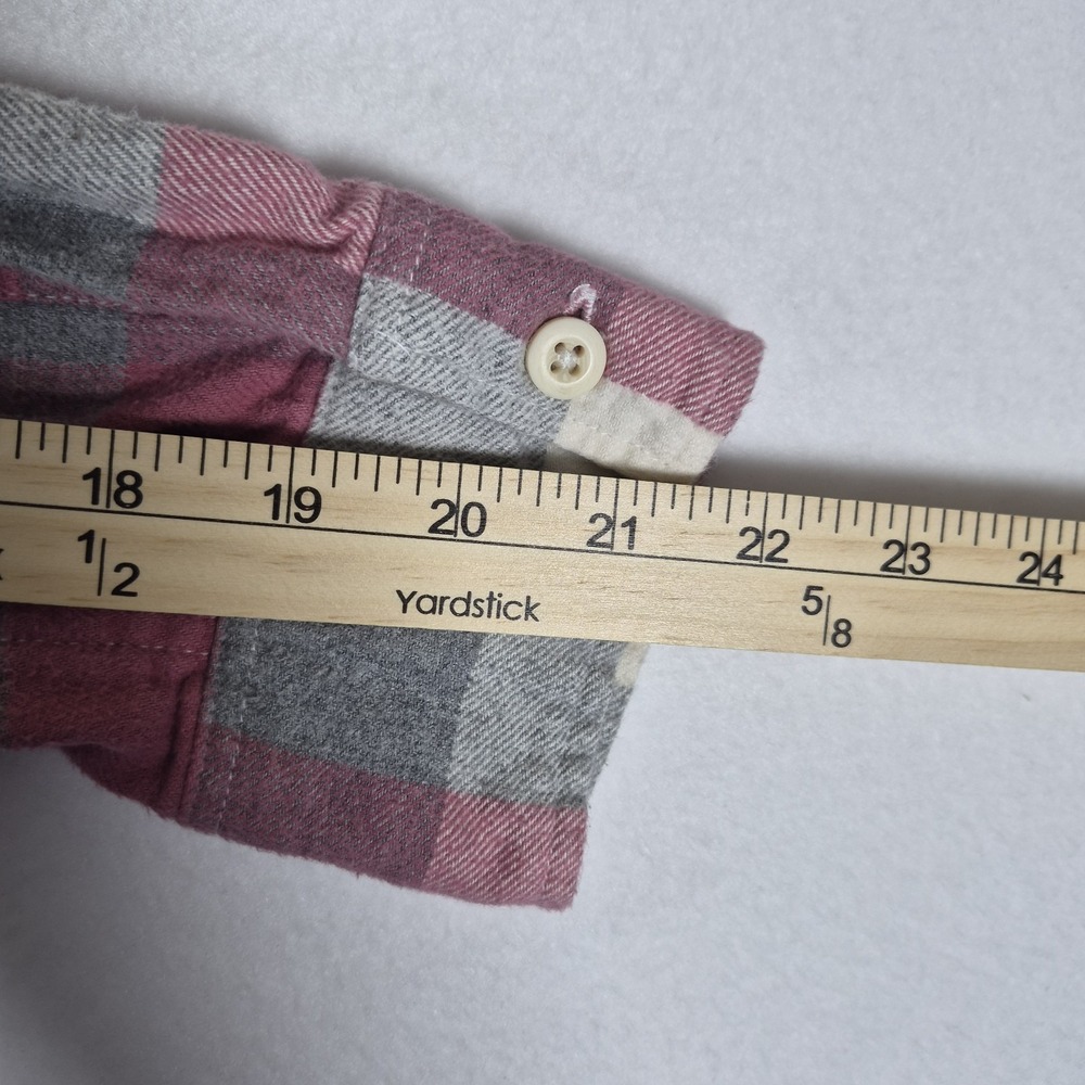 American Eagle Flannel Shirt Mens Large Long Sleeve Plaid "Super Soft" Granola - Picture 11 of 11